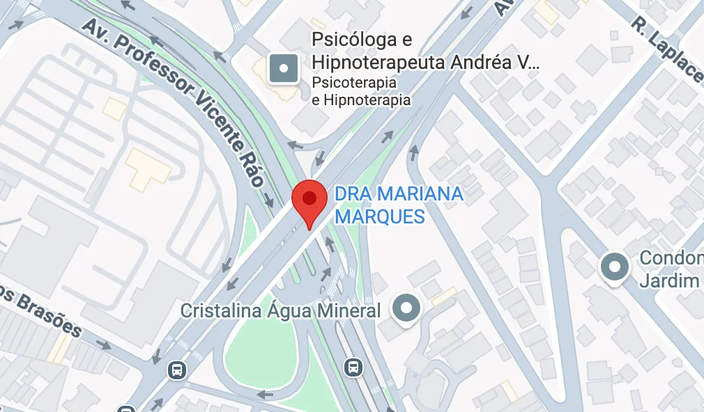 Mapa — consultório da Dra. Mariana Marques